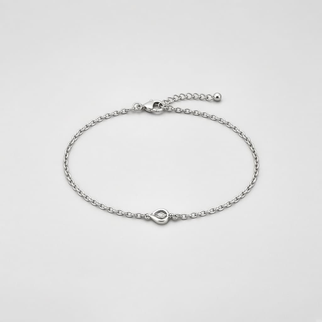Bracelet chaîne en argent