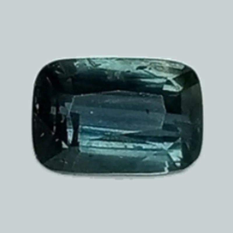 Saphir vert-bleu coussin de 1,01 ct