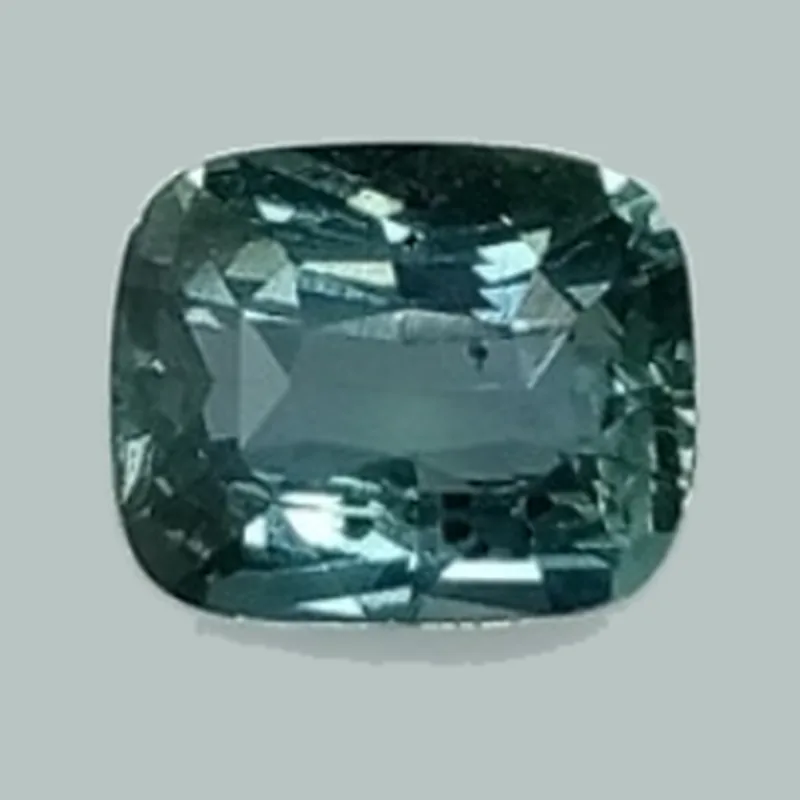 Saphir vert-bleu coussin de 1,08 ct