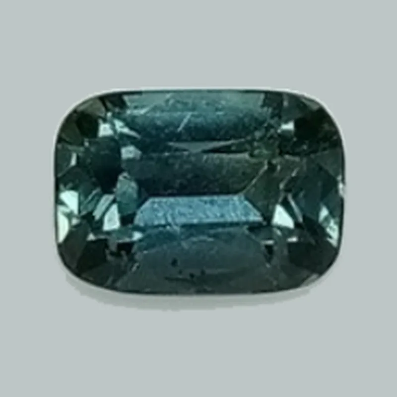 Saphir vert-bleu coussin de 1,12 ct