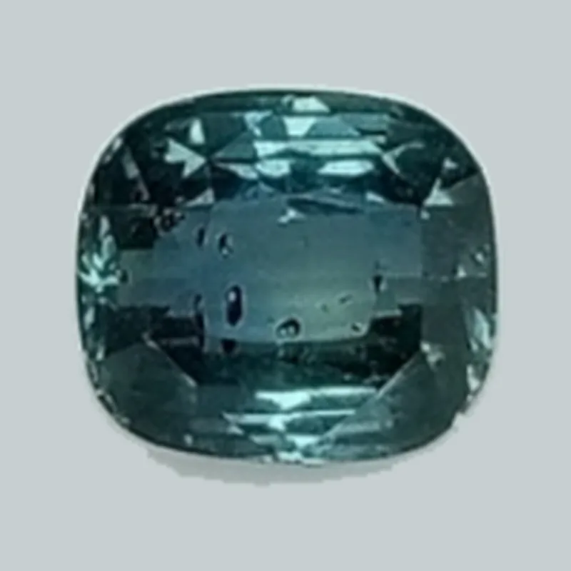 Saphir vert-bleu coussin de 1,62 ct